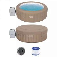 Bestway 60017 BW СПА-бассейн 146/196х71см "Palm Springs AirJet" 916л, круглый, аэромассаж Bestway 60017 BW СПА-бассейн 146/196х71см "Palm Springs AirJet" 916л, круглый, аэромассаж