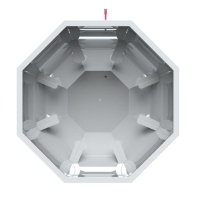 Банный чан 8 граней под самоотделку