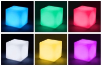 Светильник Куб 80 питание от сети 220В, RGB