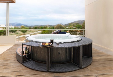 MSpa C-OM062 СПА-бассейн 204х70см "Ottoman" 930л, круглый, аэромассаж MSpa C-OM062 СПА-бассейн 204х70см "Ottoman" 930л, круглый, аэромассаж