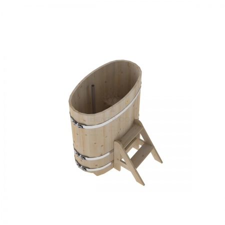 Купель овальная из кедра 0,76х1,16